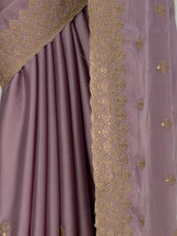 MIMOSA Pink Banarasi Saree — fleets shot full lifestyle