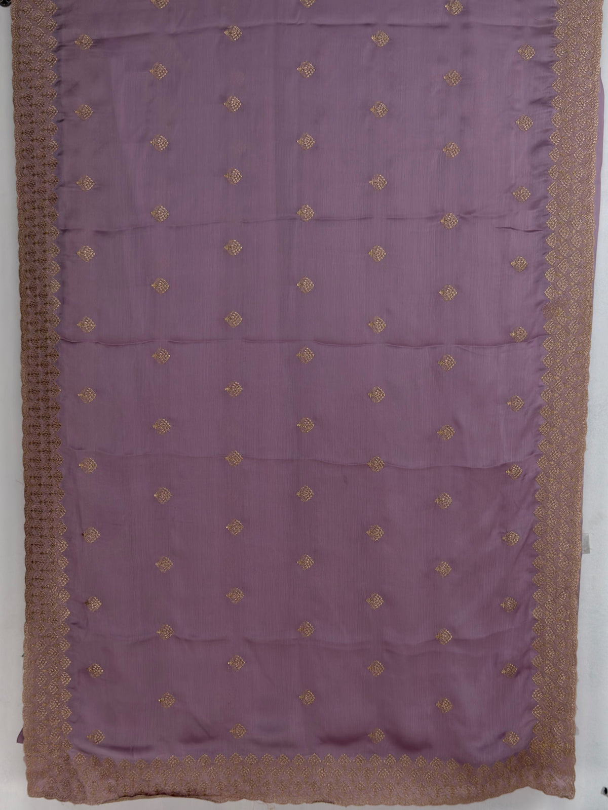 MIMOSA Pink Banarasi Saree — pallu and zari work detail