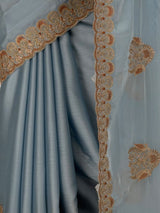 MIMOSA Ananda Banarasi Chiffon Saree — fleets shot full lifestyle