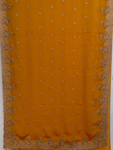 MIMOSA Gold Banarasi Saree — pallu and zari work detail