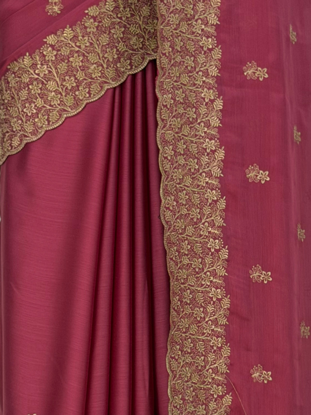 MIMOSA Gajari Banarasi Saree — fleets shot full lifestyle