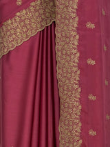 MIMOSA Gajari Banarasi Saree — fleets shot full lifestyle