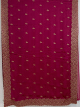 MIMOSA Gajari Banarasi Saree — pallu and zari work detail