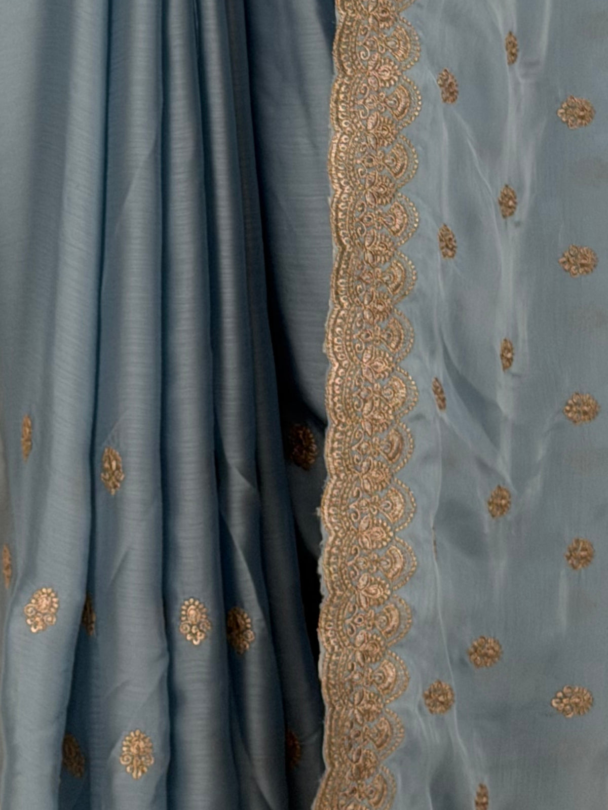 MIMOSA Ananda Banarasi Chiffon Saree — fleets shot full lifestyle