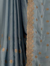 MIMOSA Ananda Banarasi Chiffon Saree — fleets shot full lifestyle