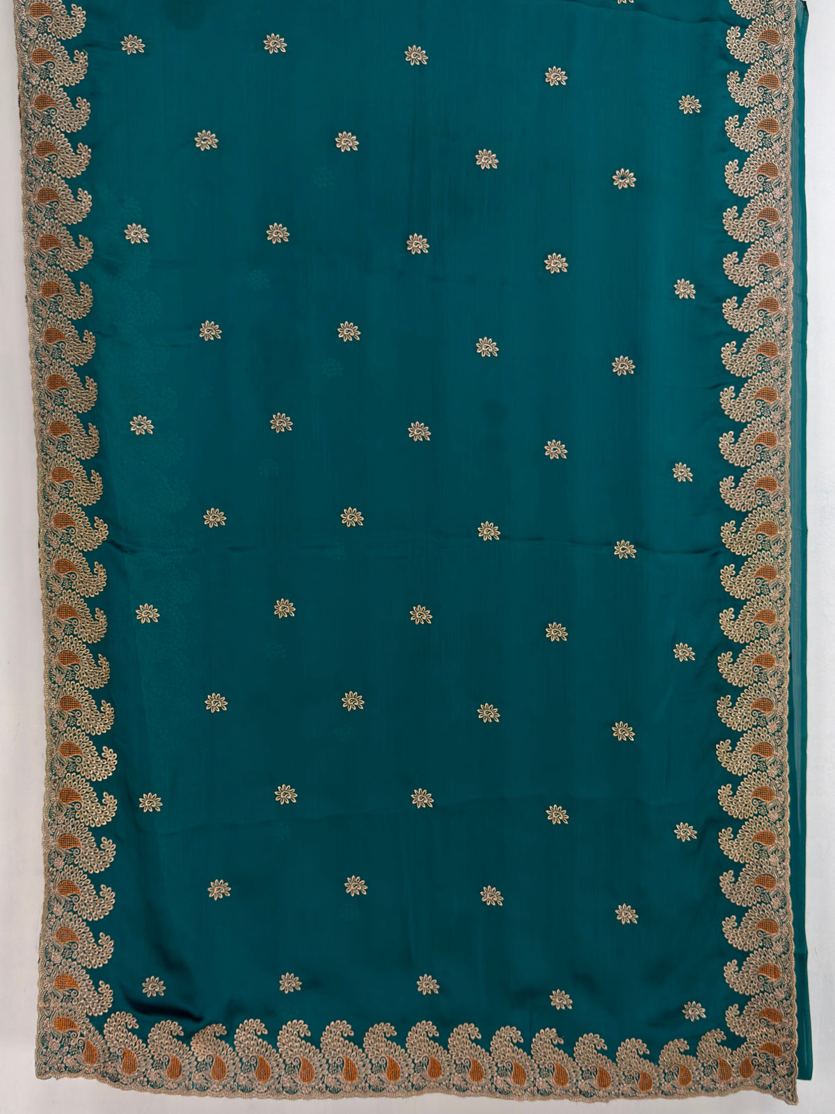 MIMOSA Sapphire Banarasi Saree — pallu and zari work detail