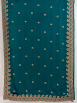 MIMOSA Sapphire Banarasi Saree — pallu and zari work detail