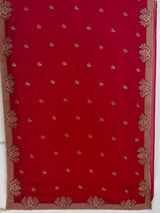 MIMOSA Rani Banarasi Saree — pallu and zari work detail