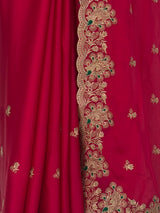 MIMOSA Rani Banarasi Saree — fleets shot full lifestyle