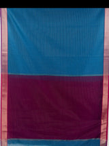 MIMOSA Ananda Maheshwari Cotton Saree — pallu and zari work detail