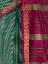 MIMOSA Rama Maheshwari Cotton Cotton Saree — fleets shot full lifestyle