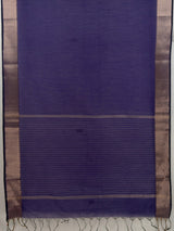 MIMOSA Jamun Maheshwari Cotton Saree — pallu and zari work detail