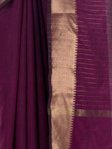 MIMOSA Rani Maheshwari Cotton Saree — fleets shot full lifestyle