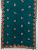 MIMOSA Sapphire Banarasi Saree — pallu and zari work detail