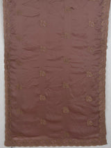 MIMOSA Peach Banarasi Saree — pallu and zari work detail