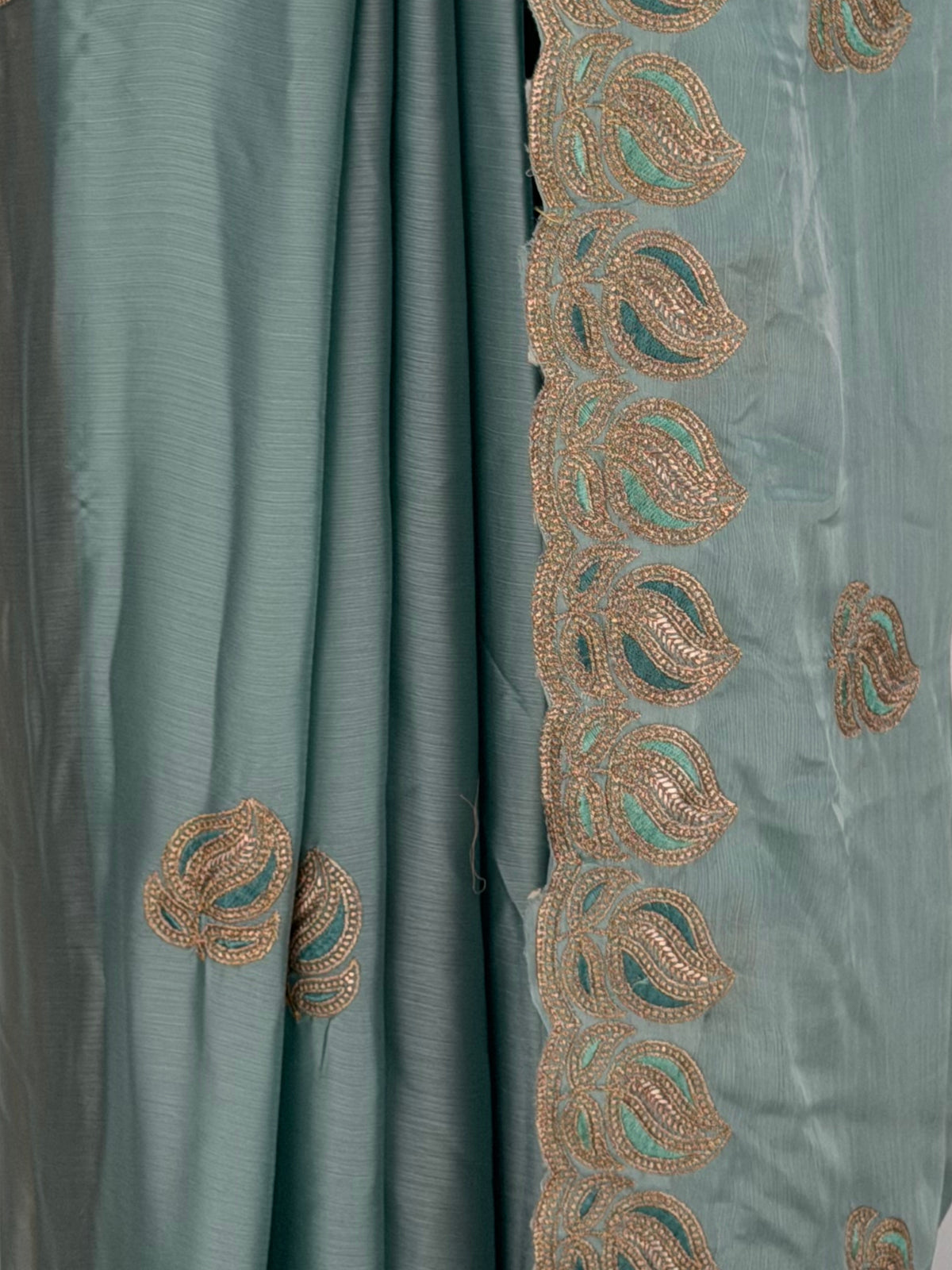 MIMOSA Rama Banarasi Saree — fleets shot full lifestyle