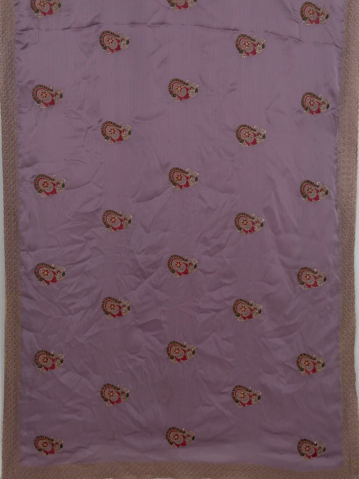 MIMOSA Pink Banarasi Saree — pallu and zari work detail