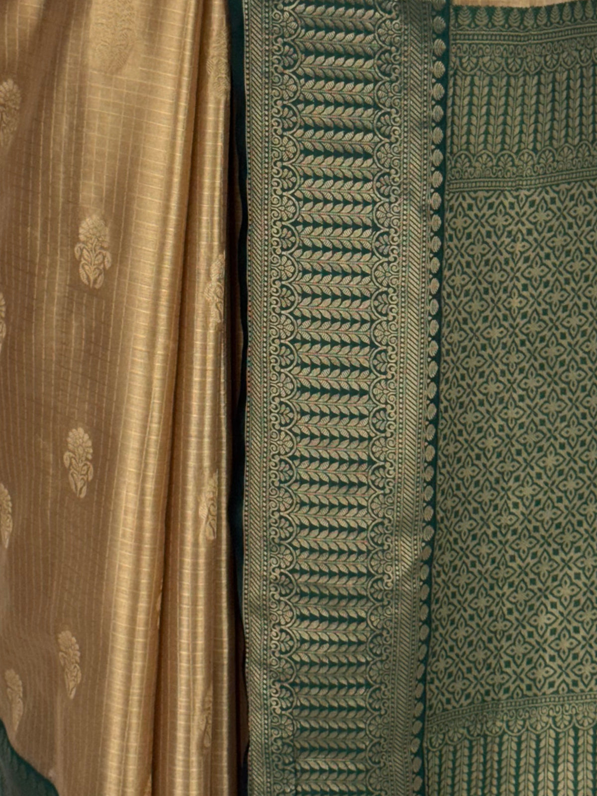 MIMOSA Mustard Kanjivaram Organza Saree — fleets shot full lifestyle