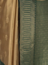 MIMOSA Mustard Kanjivaram Organza Saree — fleets shot full lifestyle