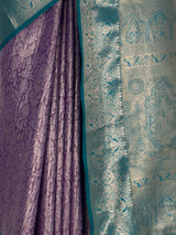MIMOSA Magenta Kanjivaram Art Silk Saree — fleets shot full lifestyle