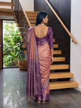 MIMOSA Rani Kanjivaram Art Silk Saree — Saree shot pallu and body
