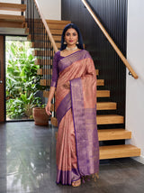 MIMOSA Rani Kanjivaram Art Silk Saree — pose 9 styling detail