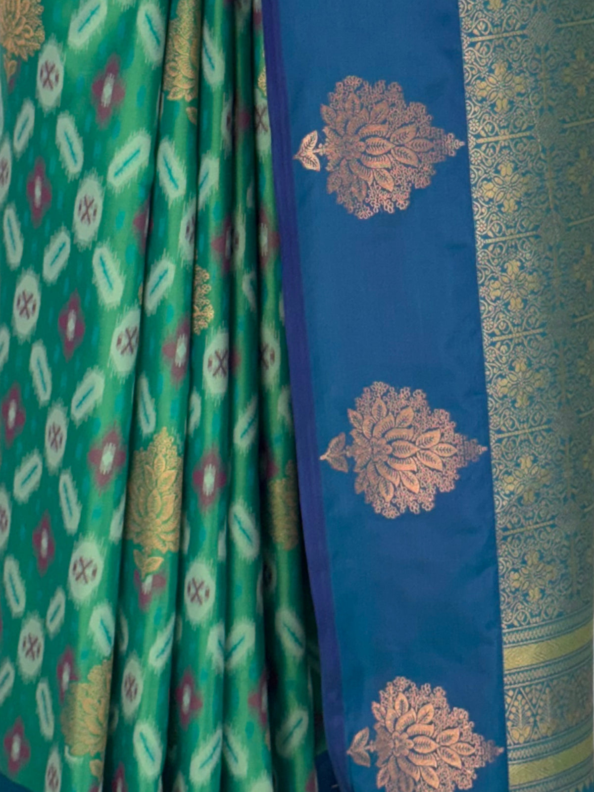 MIMOSA Rama Pochampally Saree — fleets shot full lifestyle