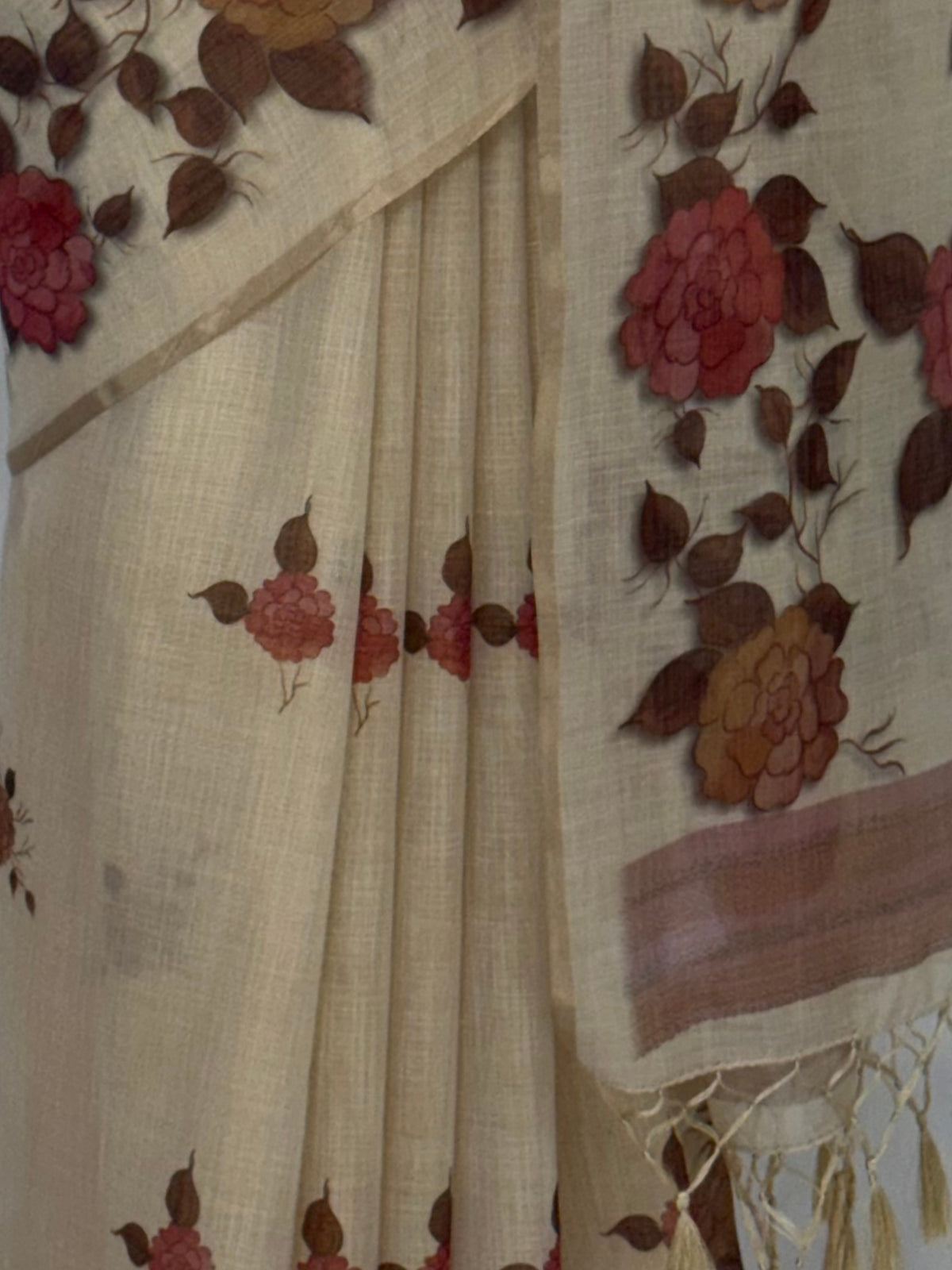 MIMOSA Pink Banarasi Saree — fleets shot full lifestyle