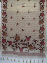 MIMOSA Pink Banarasi Saree — pallu and zari work detail