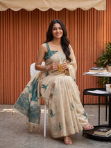 MIMOSA Rama Banarasi Saree — pose 8 styling detail