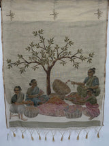 MIMOSA Mehndi Banarasi Saree — pallu and zari work detail
