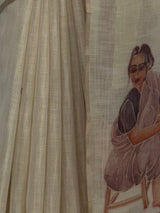 MIMOSA Peach Banarasi Saree — fleets shot full lifestyle