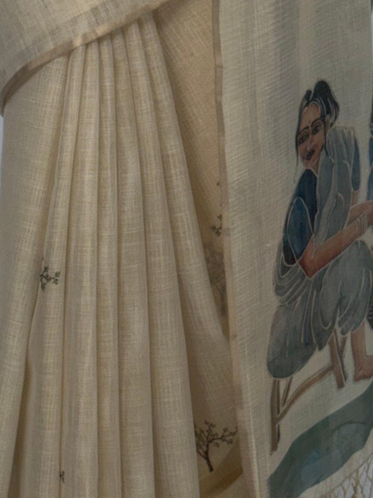 MIMOSA Sapphire Banarasi Saree — fleets shot full lifestyle