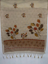 MIMOSA Mustard Banarasi Saree — pallu and zari work detail