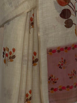 MIMOSA Peach Banarasi Saree — fleets shot full lifestyle