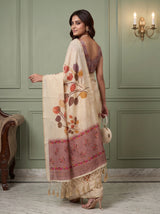MIMOSA Pink Banarasi Saree — pose 7 styling detail