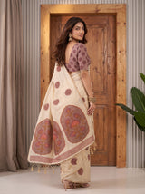 MIMOSA Pink Banarasi Saree — pose 7 styling detail