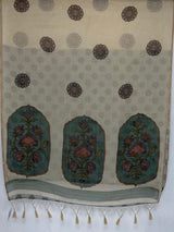 MIMOSA Sapphire Banarasi Saree — pallu and zari work detail