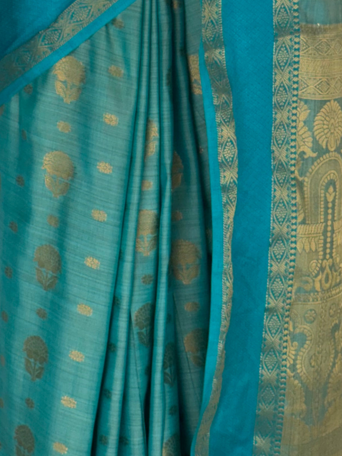 MIMOSA Sapphire Banarasi Saree — fleets shot full lifestyle