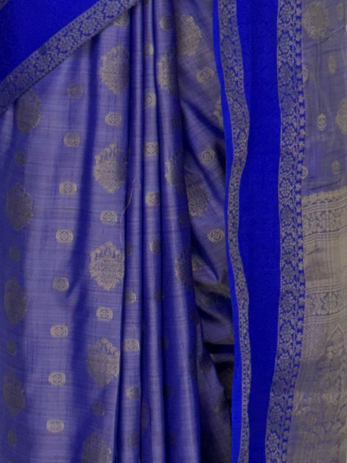 MIMOSA Royal Blue Banarasi Saree — fleets shot full lifestyle