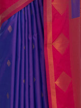 MIMOSA Purple Kanjivaram Saree — fleets shot full lifestyle