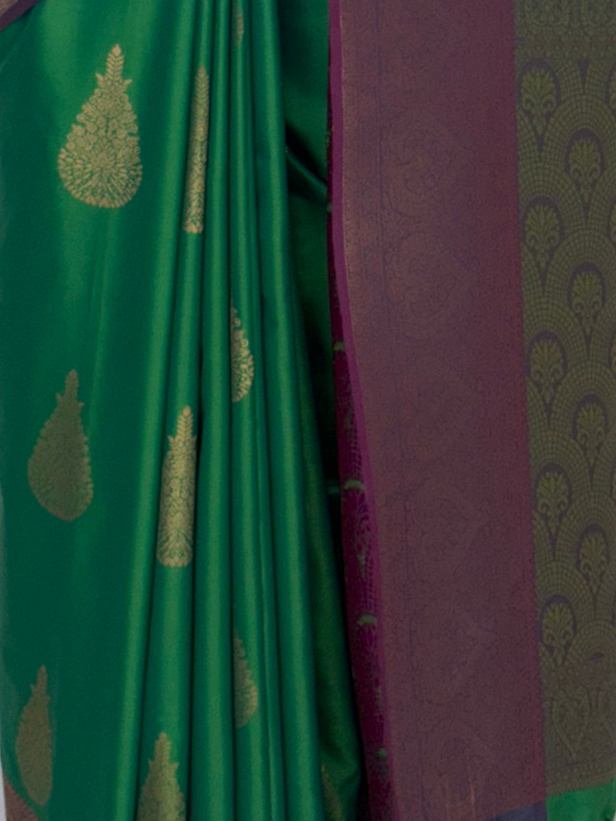 MIMOSA Rama Kanjivaram Saree — fleets shot full lifestyle