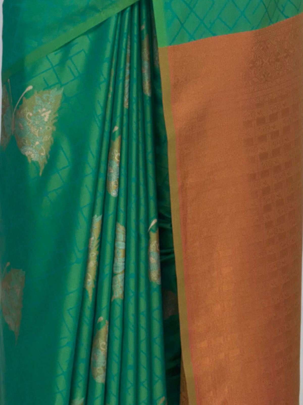 MIMOSA Rama Kanjivaram Saree — fleets shot full lifestyle