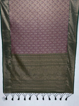 MIMOSA Magenta Kanjivaram Saree — pallu and zari work detail