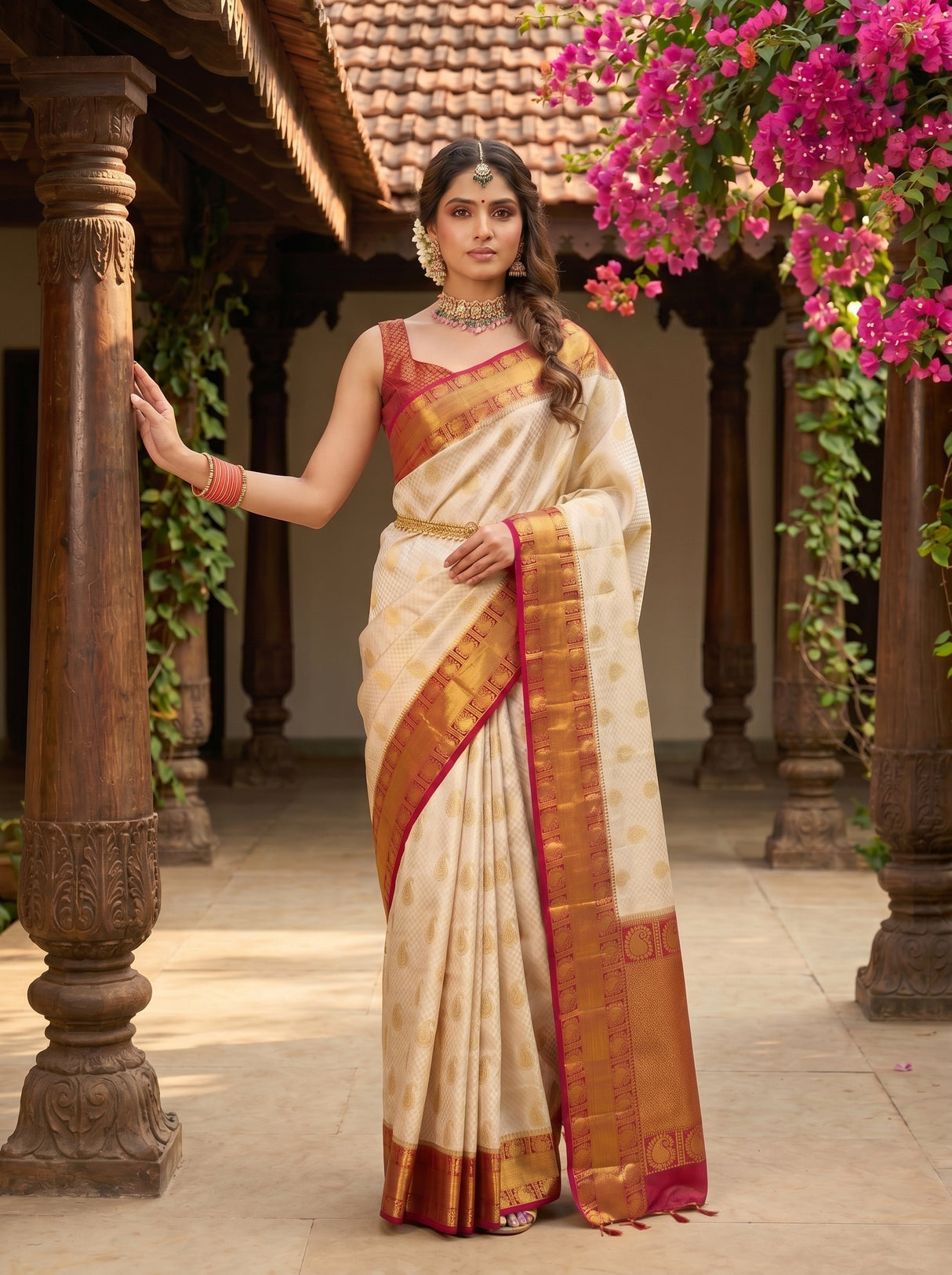MIMOSA Saree Saree — pose 5 styling detail