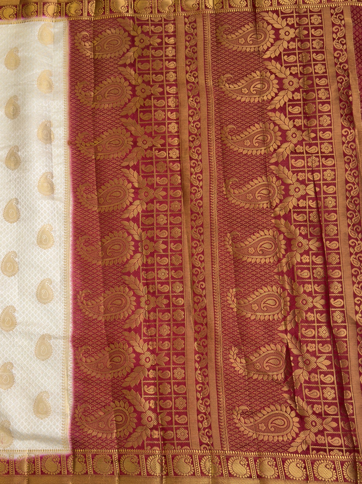 MIMOSA Saree Saree — pallu and zari work detail