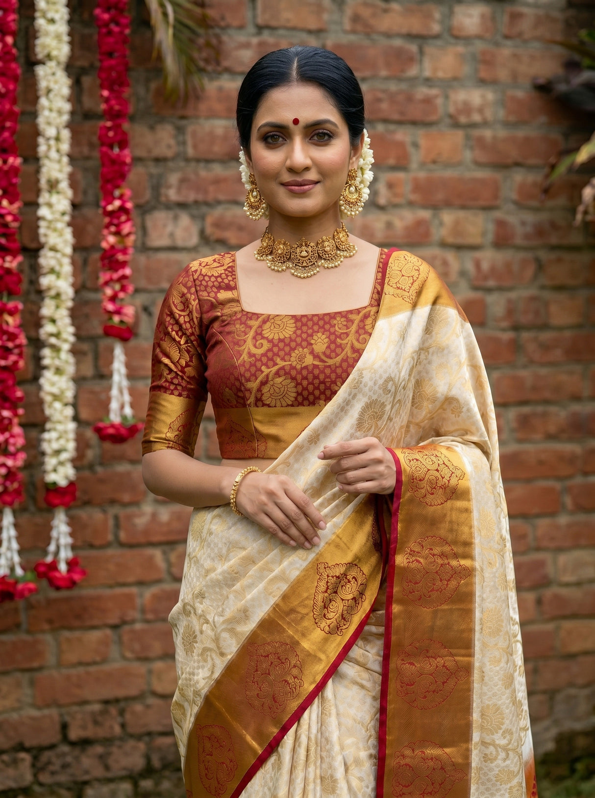 MIMOSA Saree Saree — pose 10 styling detail