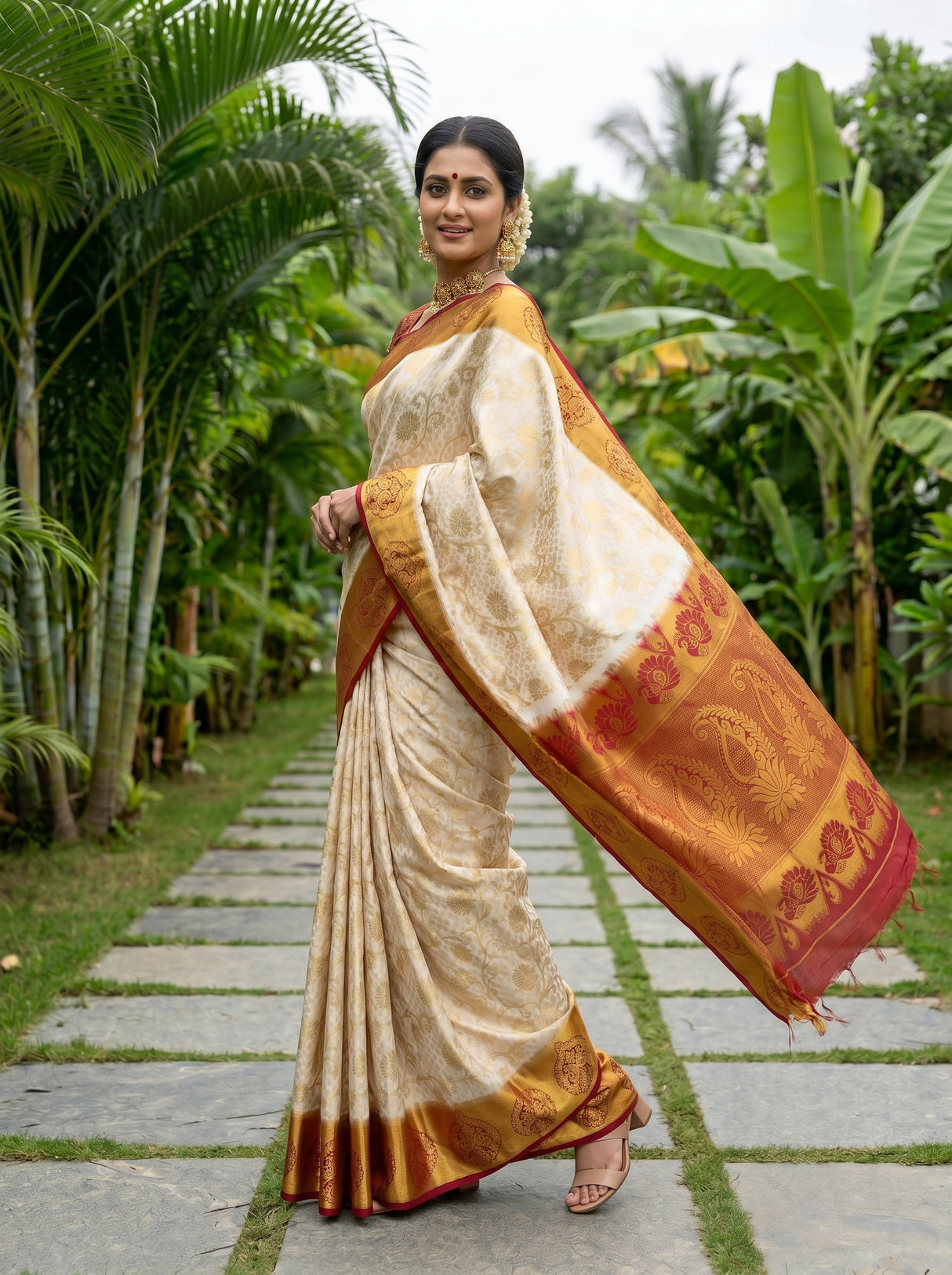 MIMOSA Saree Saree — pose 9 styling detail