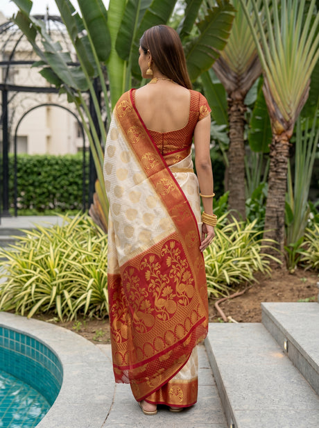 MIMOSA Saree Saree — pose 2 styling detail