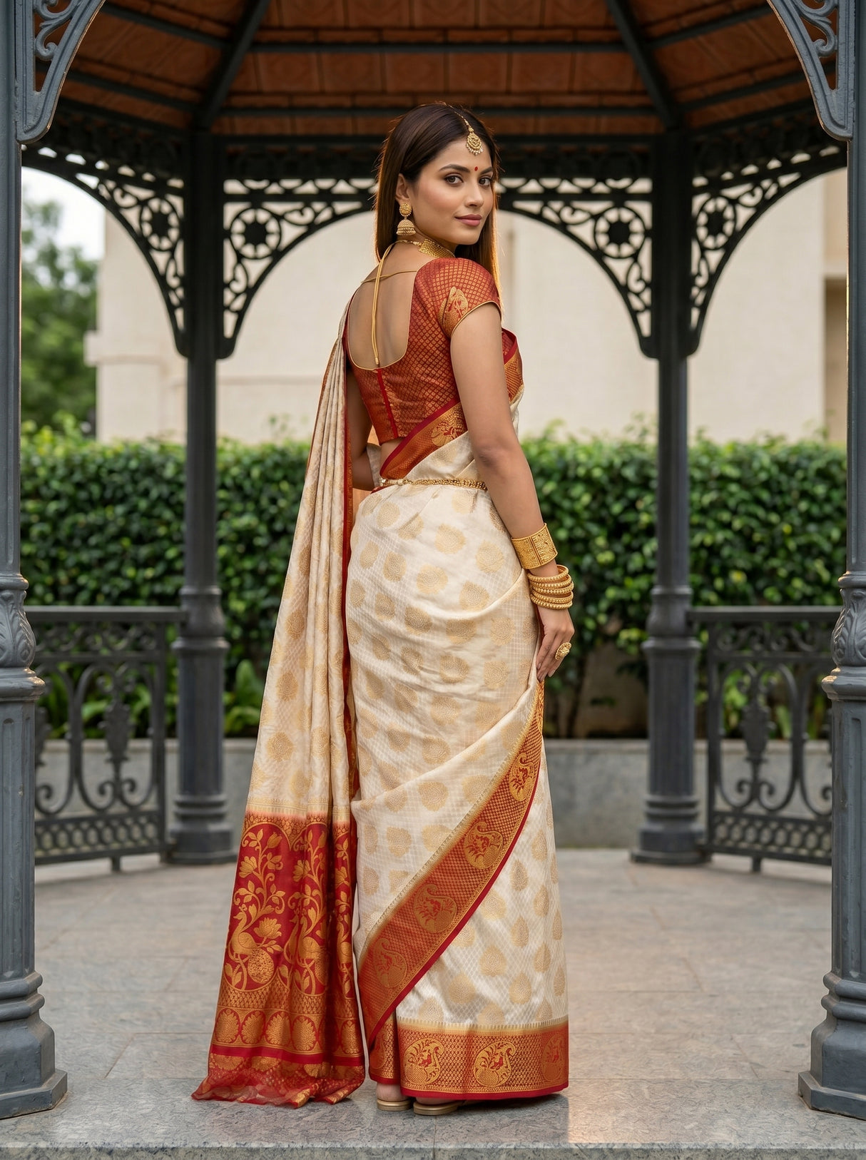 MIMOSA Saree Saree — pose 7 styling detail